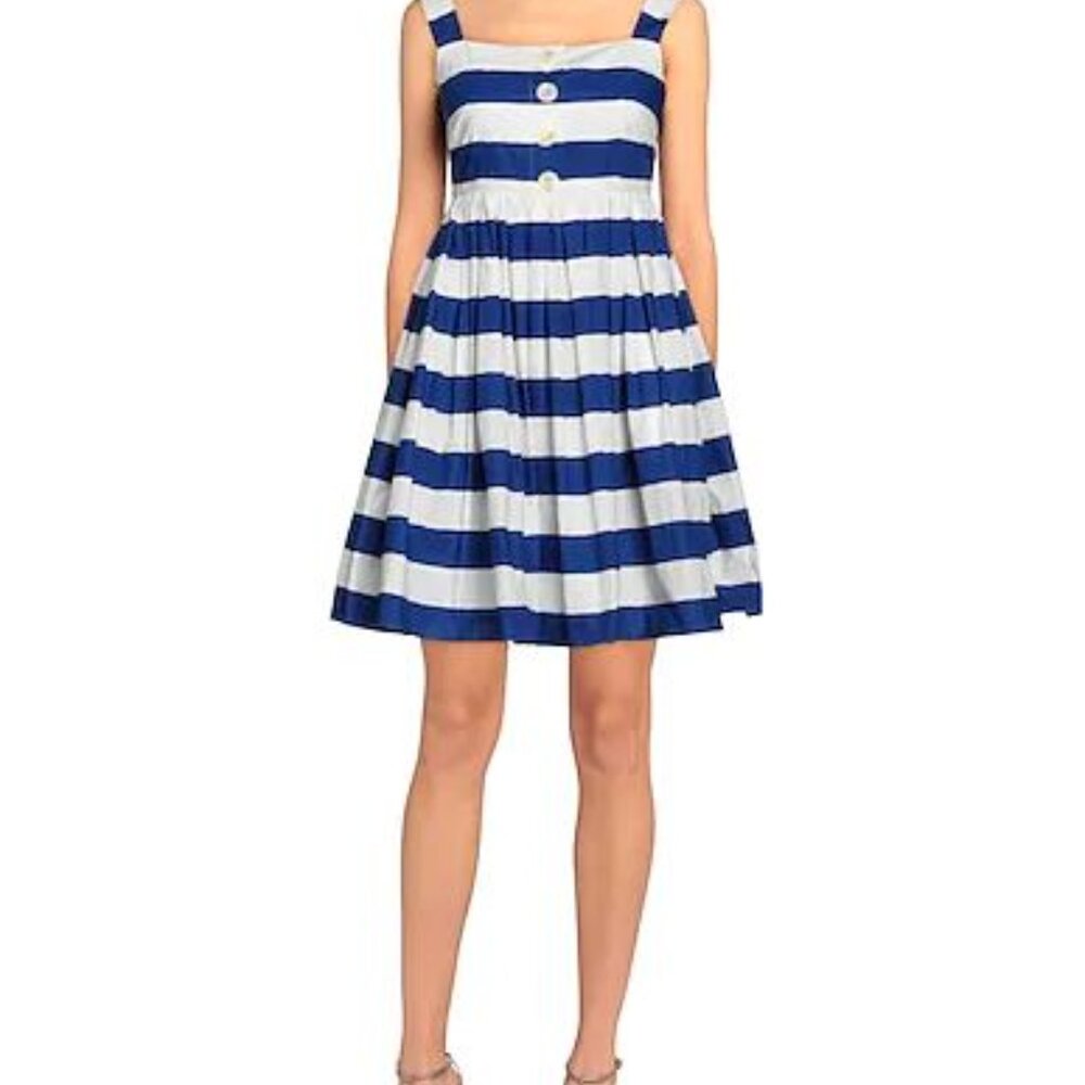 NWT Dolce & Gabbana Blue and White Sundress Size 42 Italian/Size 6 US